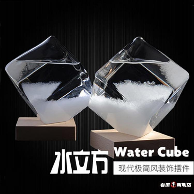 水立方天气预报瓶气象风暴瓶纪念品桌面摆件创意生日礼品毕业礼物