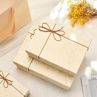 伴手礼盒空盒包装盒礼品盒生日礼物盒裙子粉色盒子衣服大号儿童节