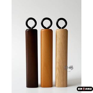 锅具手柄炒锅通用木柄配件平底锅煎锅木把手榉木柄 锅把手