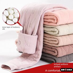 初中高中生校服神器保暖裤内搭内穿棉裤子男女童小学生加绒加厚冬