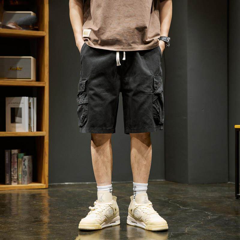 宽松大码五分工装短裤男款美式重磅复古男夏季2026年新款ins休闲