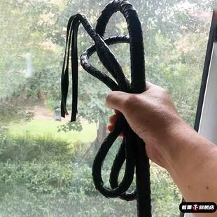 皮鞭子打人 男用包邮 牛皮鞭子响鞭马鞭甩鞭骑马防身健身鞭影视