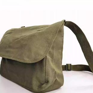 老库存87式挂包挎包怀旧书包老式休闲单肩书包童年书包老式帆布包