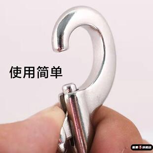 狗链子挂钩锁扣新牵引绳万向旋转扣子宠物活动绳环卡扣狗狗铁链钩