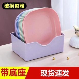 桌面垃圾碗垃圾盘家用碟子桌上客厅垃圾盒垃圾桶餐桌茶几果皮收纳