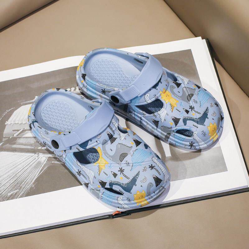 男童洞洞鞋防滑防臭外穿儿童拖鞋中大童凉鞋宝宝室内凉拖鞋沙滩鞋