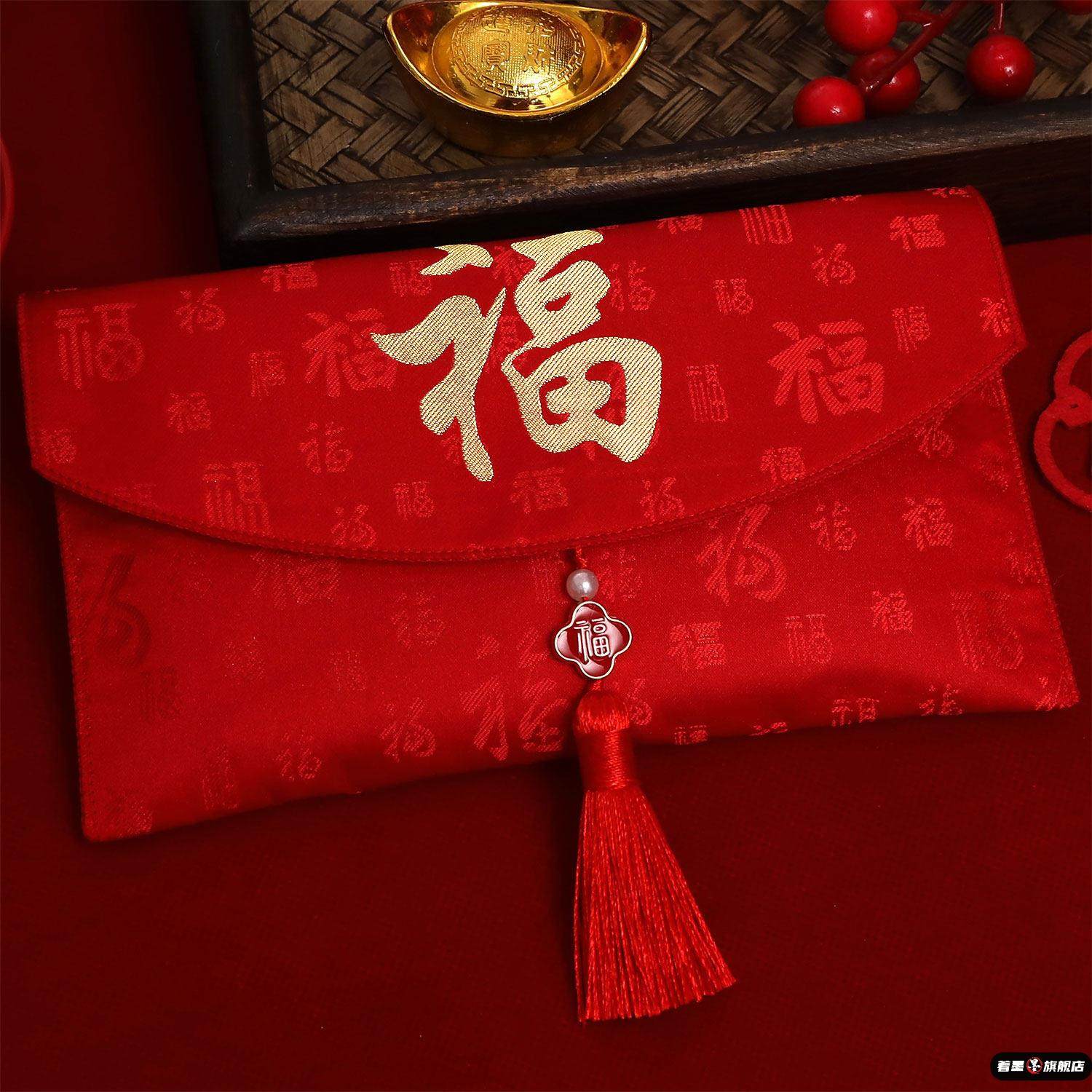 2026马年布艺红包袋2026马年万元布艺红包袋新年压岁钱利是封钱袋,节庆用品/礼品,红包/利是封,淘宝优惠券,粉丝福利购,淘宝优惠卷