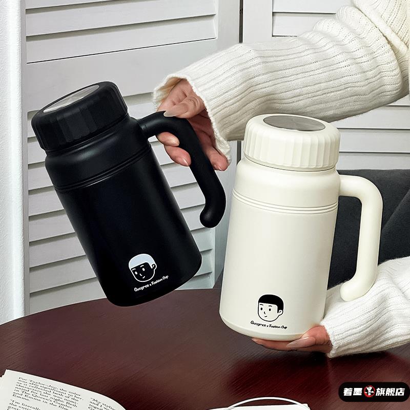 男款保温杯大号大容量男士新款不锈钢水杯高