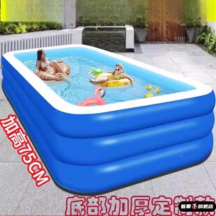 游泳池1米深新型游泳池泳池家用儿童室内折叠澡桶家庭大型成人小