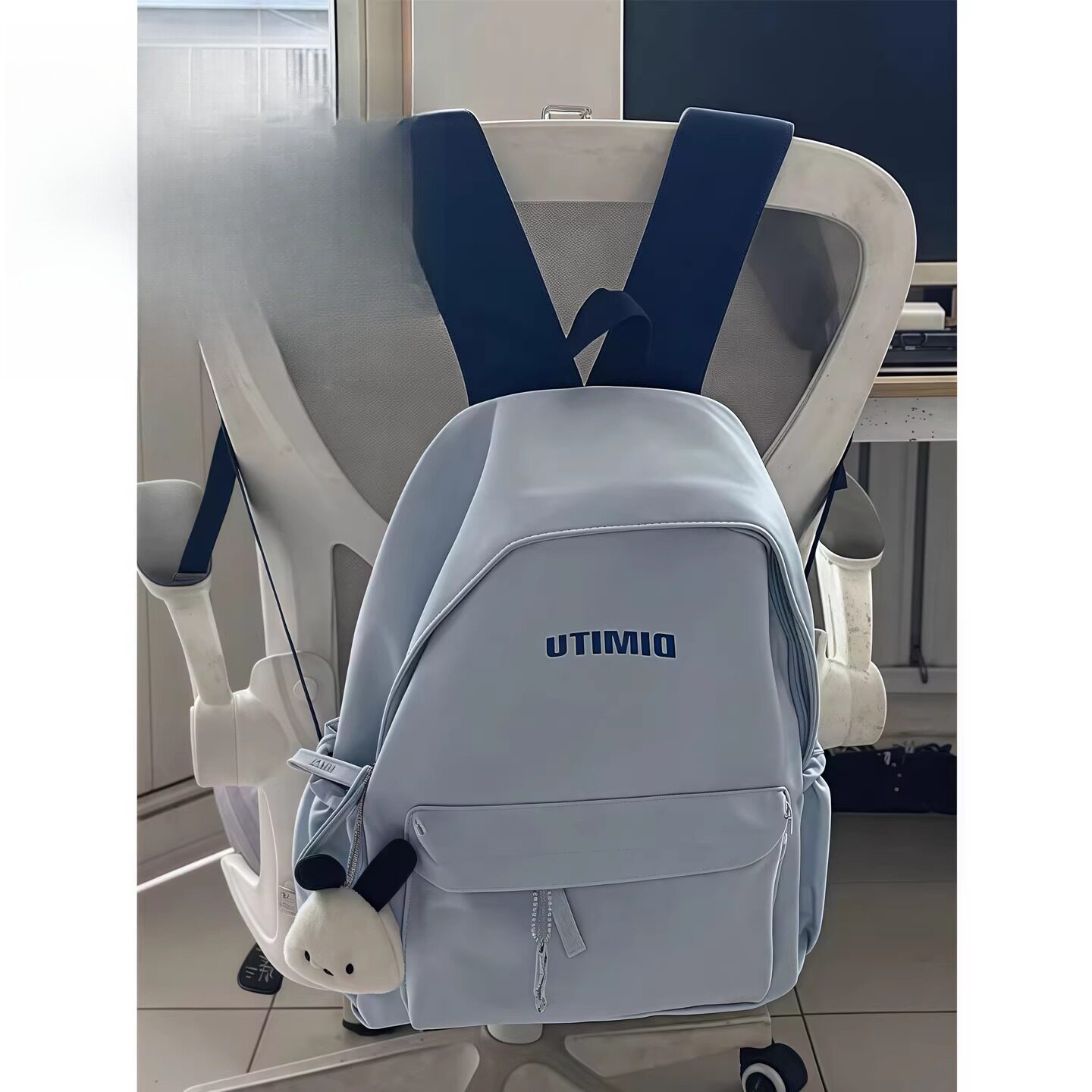 书包初中女生高颜值韩系ins风简约大容量双肩包大学生高中生背包