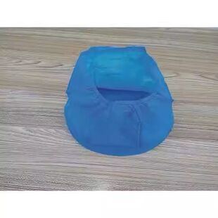 安全帽一次性吸汗垫内衬蓝色固定式无纺布吸汗透气头盔内胆卫生帽