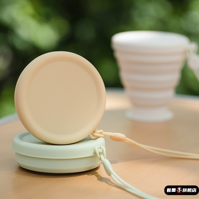 折叠水杯旅行漱口杯硅胶户外可伸缩旅游便携