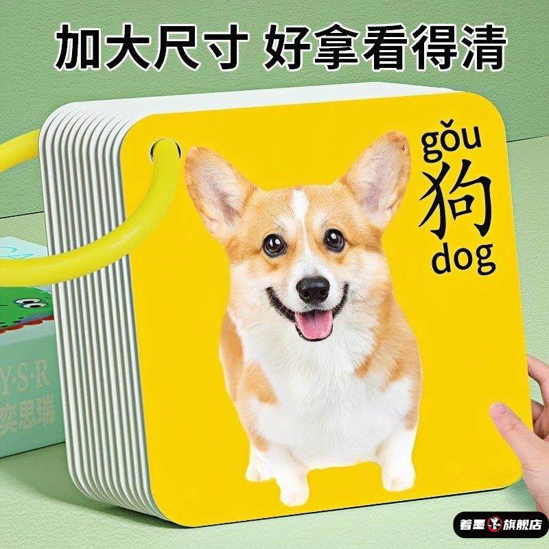 动物卡片早教认知启蒙书儿童识字宝宝看图识物图幼儿数字益智玩具,模玩/动漫/周边/娃圈三坑/桌游,潮玩盲盒,淘宝优惠券,粉丝福利购,淘宝优惠卷