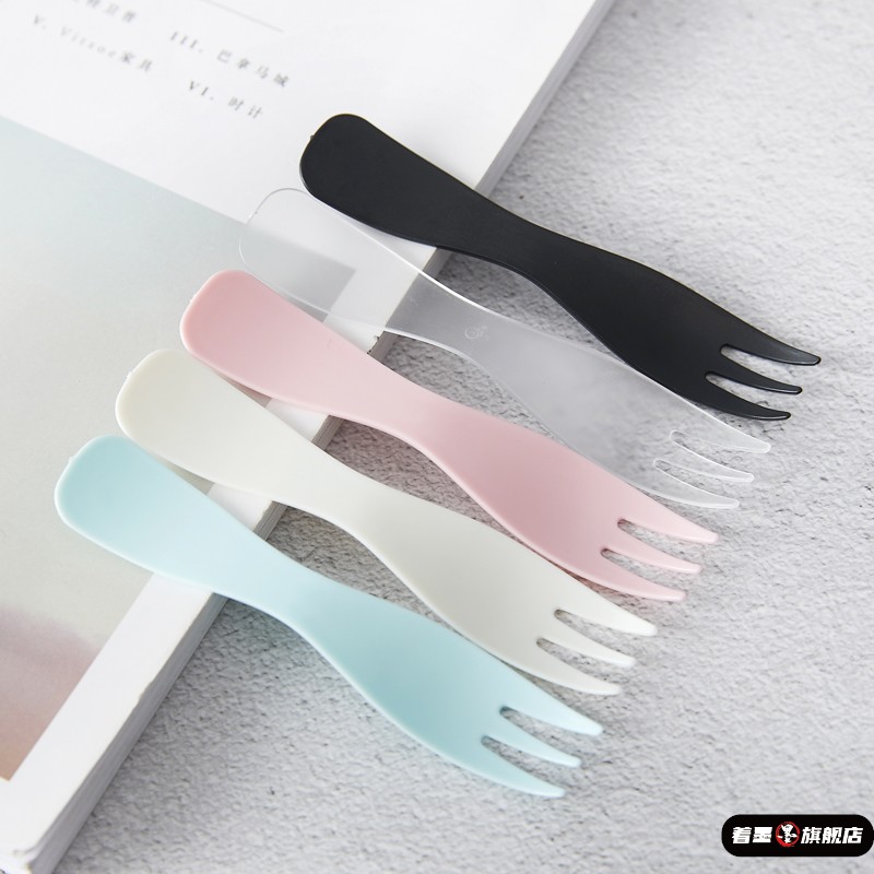 一次性蛋糕叉子塑料生日水果著墨