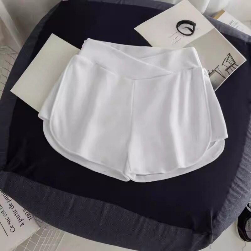 孕妇休闲运动托腹短裤夏季外穿时尚宽松大码薄款低腰裤裤子装夏装