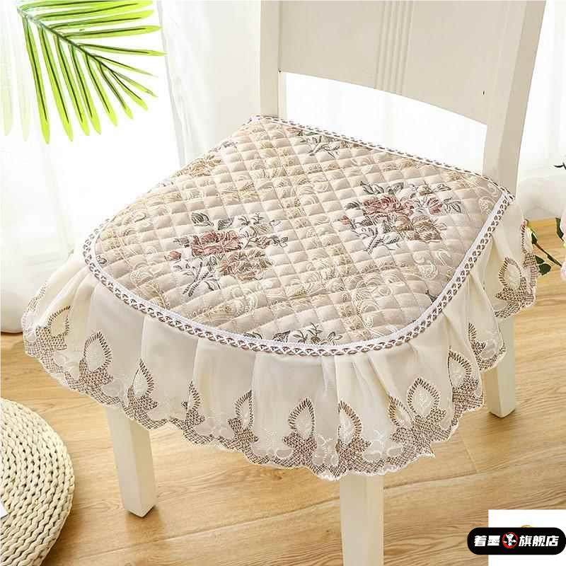 坐垫家用餐椅垫欧式中式高档椅子座垫四季可用餐桌防滑板凳子套罩