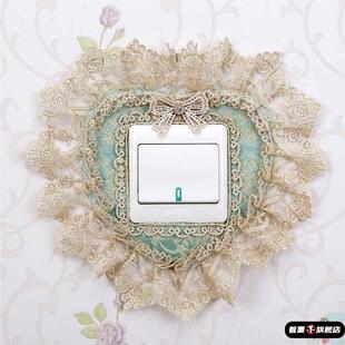 开关边框套装饰墙贴保护套插座遮挡贴纸遮丑创意轻奢夜光灯开关贴