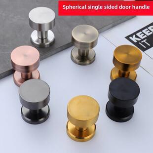 圆球不锈钢隐形门拉手明装单面暗门背景墙房门木门卧室门把手