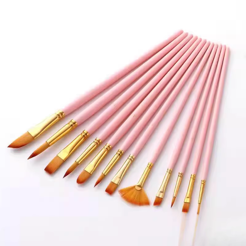 奶油霜手绘工具蛋糕画线笔刷勾线笔刷秀笔描边饼干翻糖烘焙毛刷