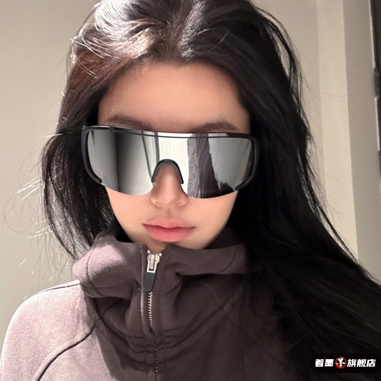 登山护目镜防紫外线复古超大框户外骑行滑雪