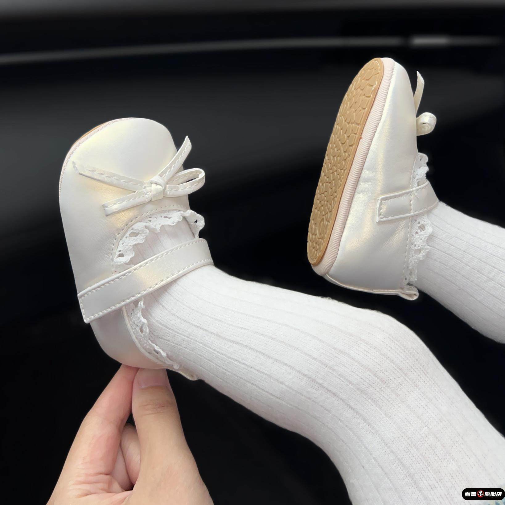 秋季新款婴儿鞋公主鞋珠光小皮鞋蕾丝蝴蝶结软底防滑0-1岁婴儿鞋,童鞋/婴儿鞋/亲子鞋,学步鞋,淘宝优惠券,粉丝福利购,淘宝优惠卷