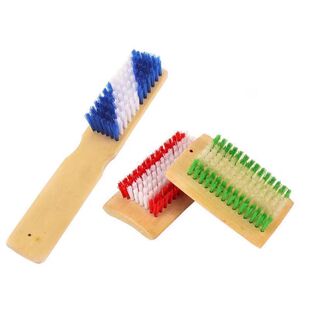 老式硬毛长柄款鞋刷家用加厚木质竹质洗洗衣刷地板刷清洁不伤鞋子