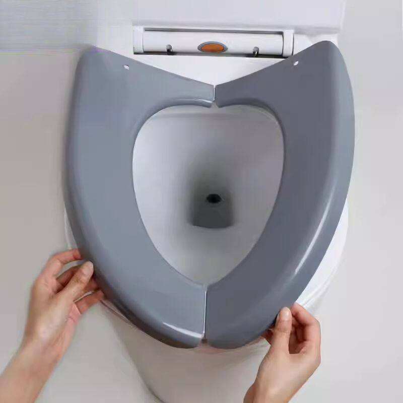 马桶坐垫马桶圈塑料便携坐厕盖折叠旅行马桶套坐便器家用防水四季