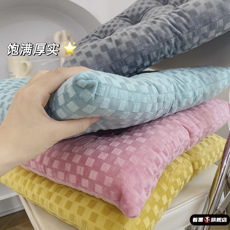 水晶绒珍珠棉坐垫加厚餐椅垫弹性学生教室椅垫办公椅垫榻榻米座垫