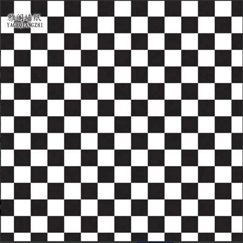 贴墙纸自粘pvc自粘墙纸卧室自粘壁纸客厅背景卧室方格奶牛黑白温