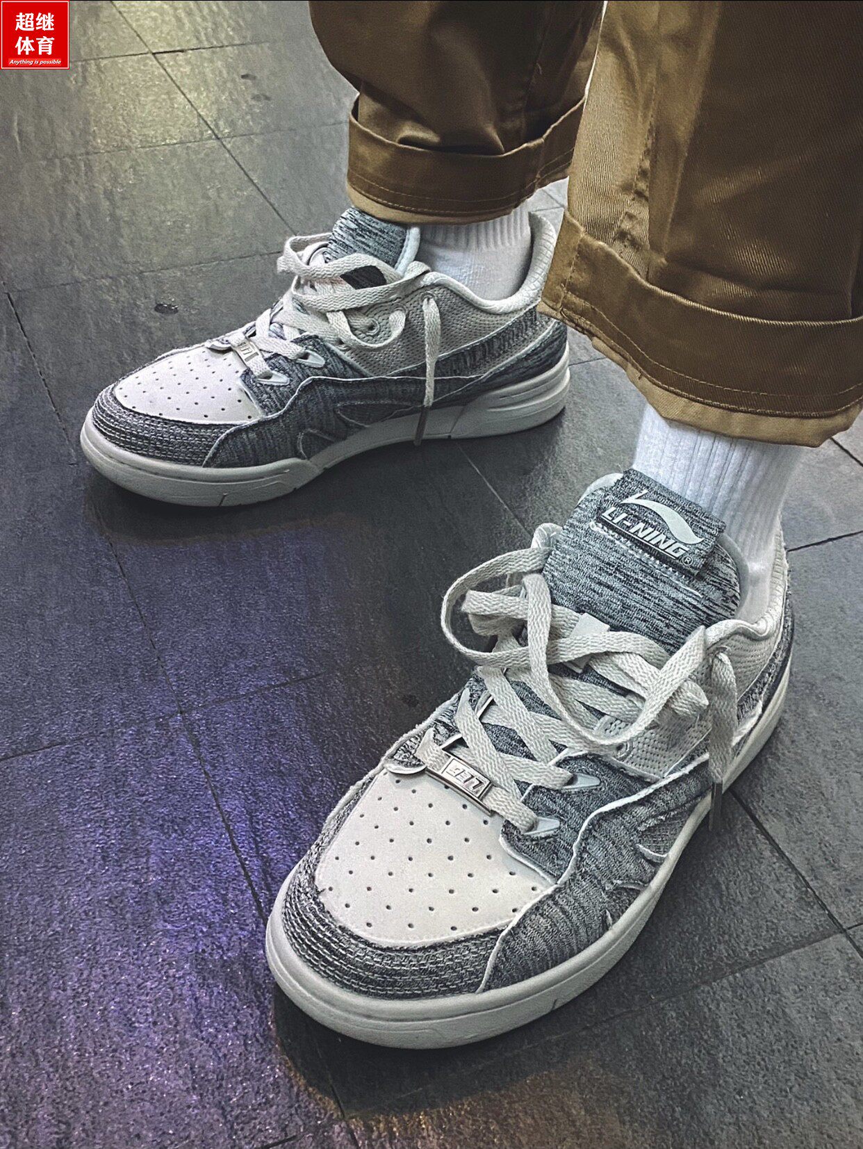 21李宁休闲鞋女937low deluxe巴黎时装周走秀款板鞋子agbr050/049