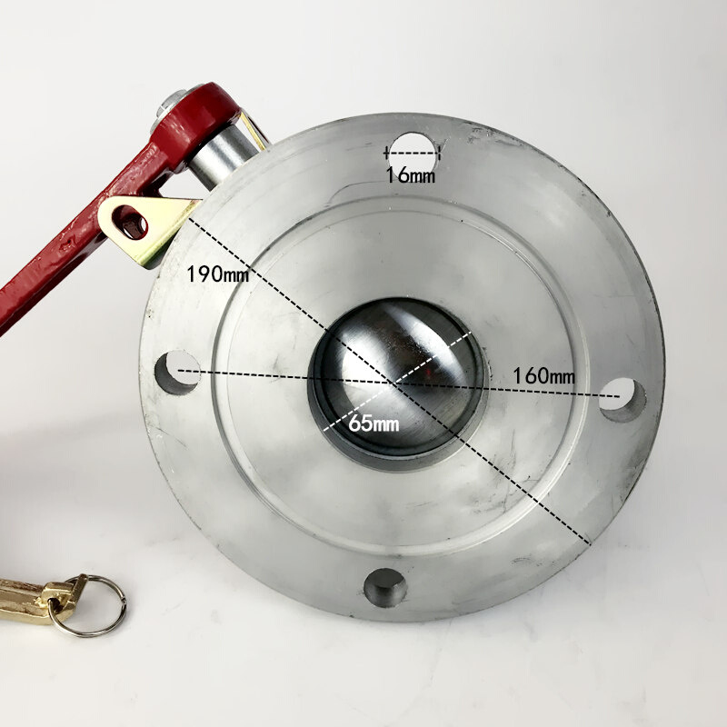 极速3寸/DN80圆法兰单向球阀铝C合金法兰球阀油罐车卸油口加油站