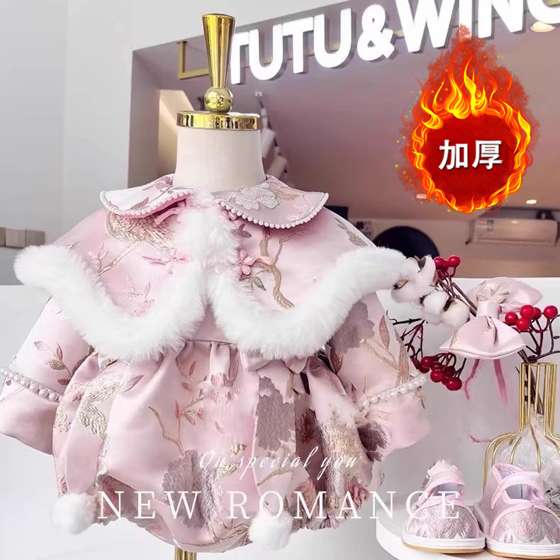 周岁宝宝抓周礼服中式春秋