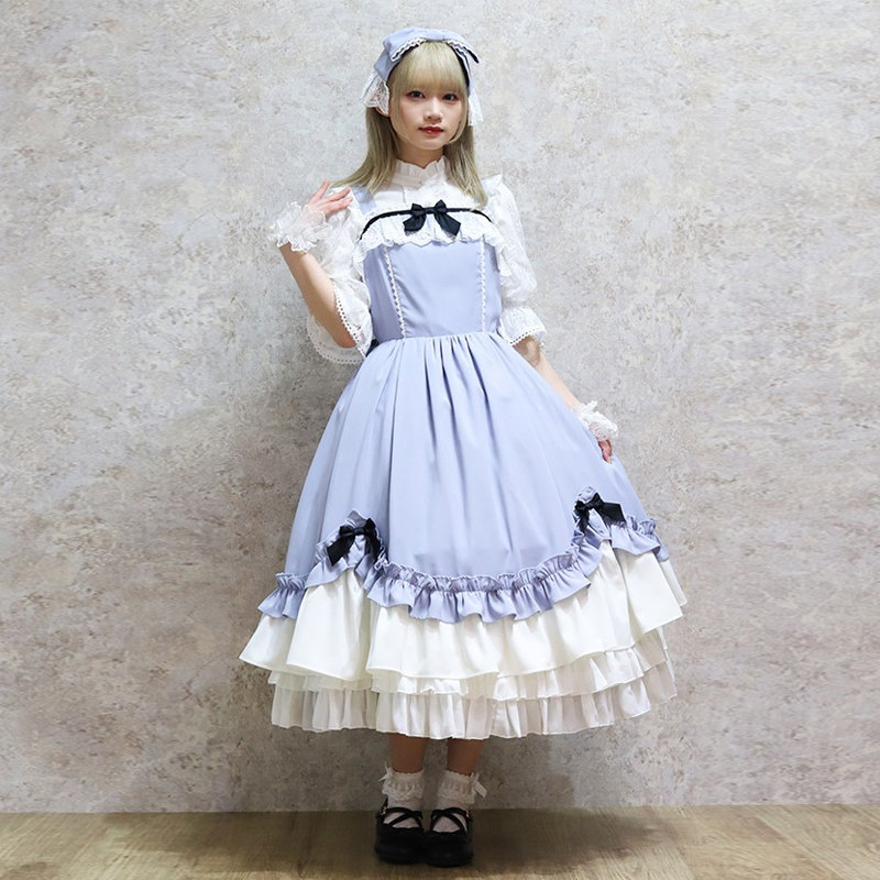 爱丽丝梦游仙境主题连衣裙