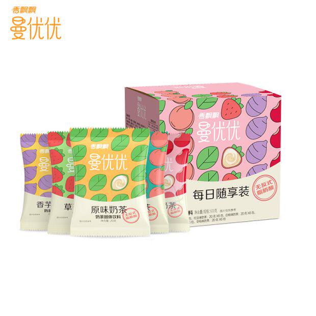 香飘飘奶茶优优袋装20g五种