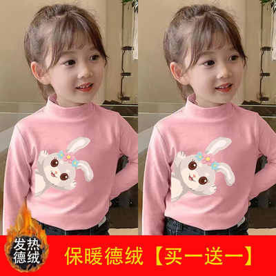 巴拉巴拉德绒打底衫女童保暖上衣