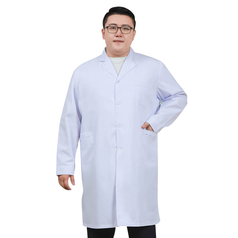 白大褂加大码医生服护士服实验服