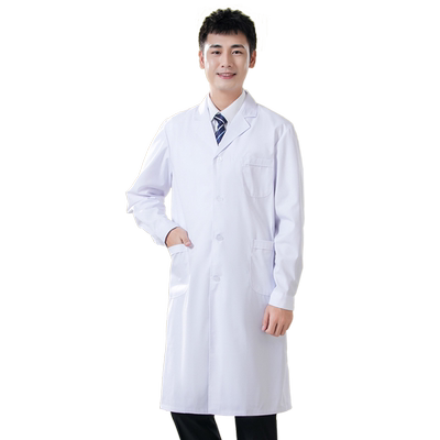 白大褂男医生工作服医学生实验服