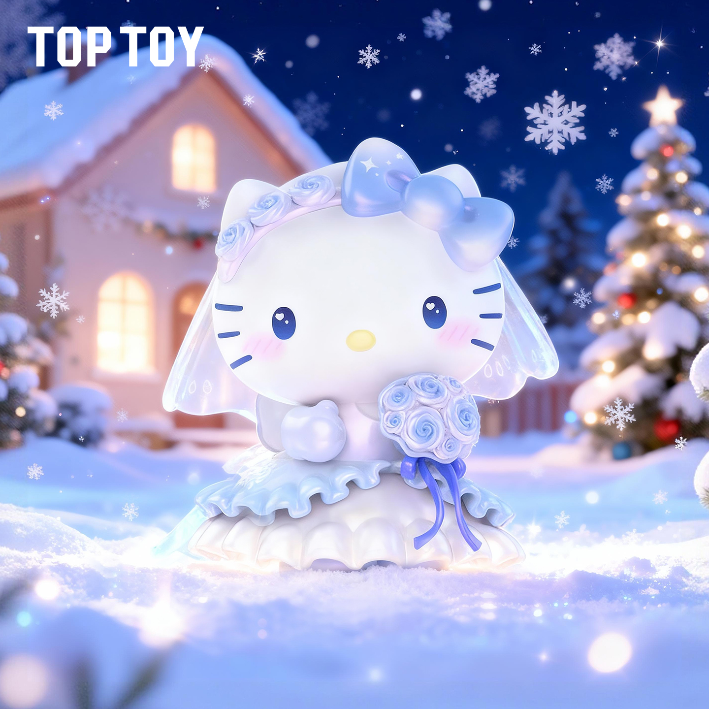 TOPTOY三丽鸥家族浪漫婚礼系列盲盒库洛米hellokity摆件礼物