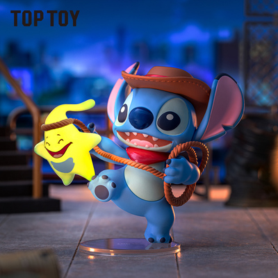 TOPTOY迪士尼史迪奇城市大冒险系列手办桌面摆件史迪仔生日礼物