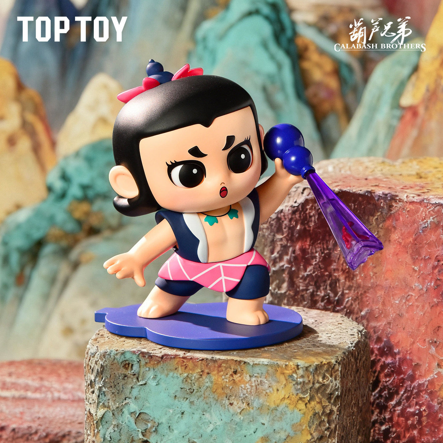 【百补】TOPTOY葫芦娃神力降妖系列手办盲盒桌面摆件童年回忆 - 实物图