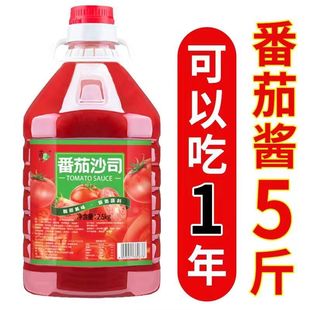 番茄沙司汉堡沙拉西红柿酱手抓饼薯条 番茄酱桶装 5斤