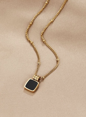 BeautifulEarth黑色吊坠项链