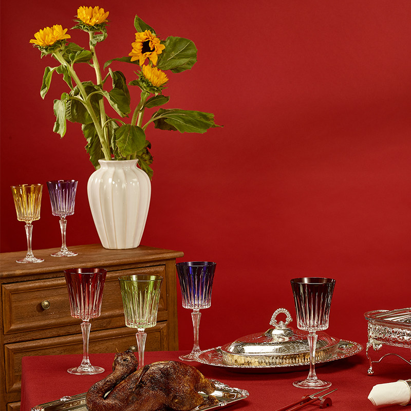 安妮女王 红酒杯高脚杯法国进口水晶玻璃杯酒店家用葡萄酒杯水杯