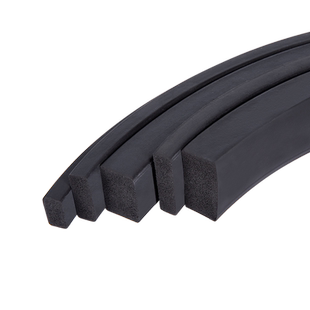 epdm三元乙丙橡胶条自粘海绵发泡条带胶电箱机柜减震直平板密封条