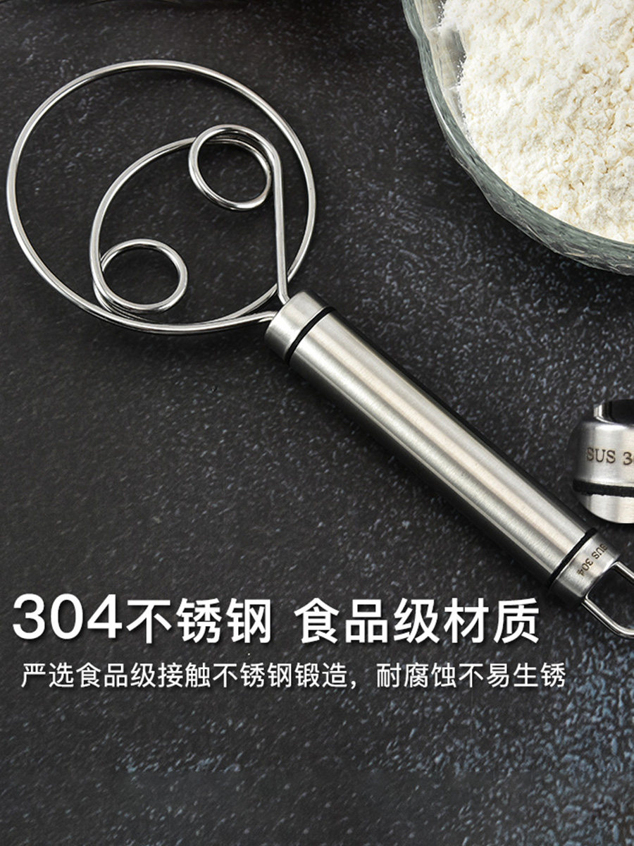日用丹麦面不锈钢面粉和面神器线圈搅拌器手动面团工具搅面器搅粉属于什么档次？