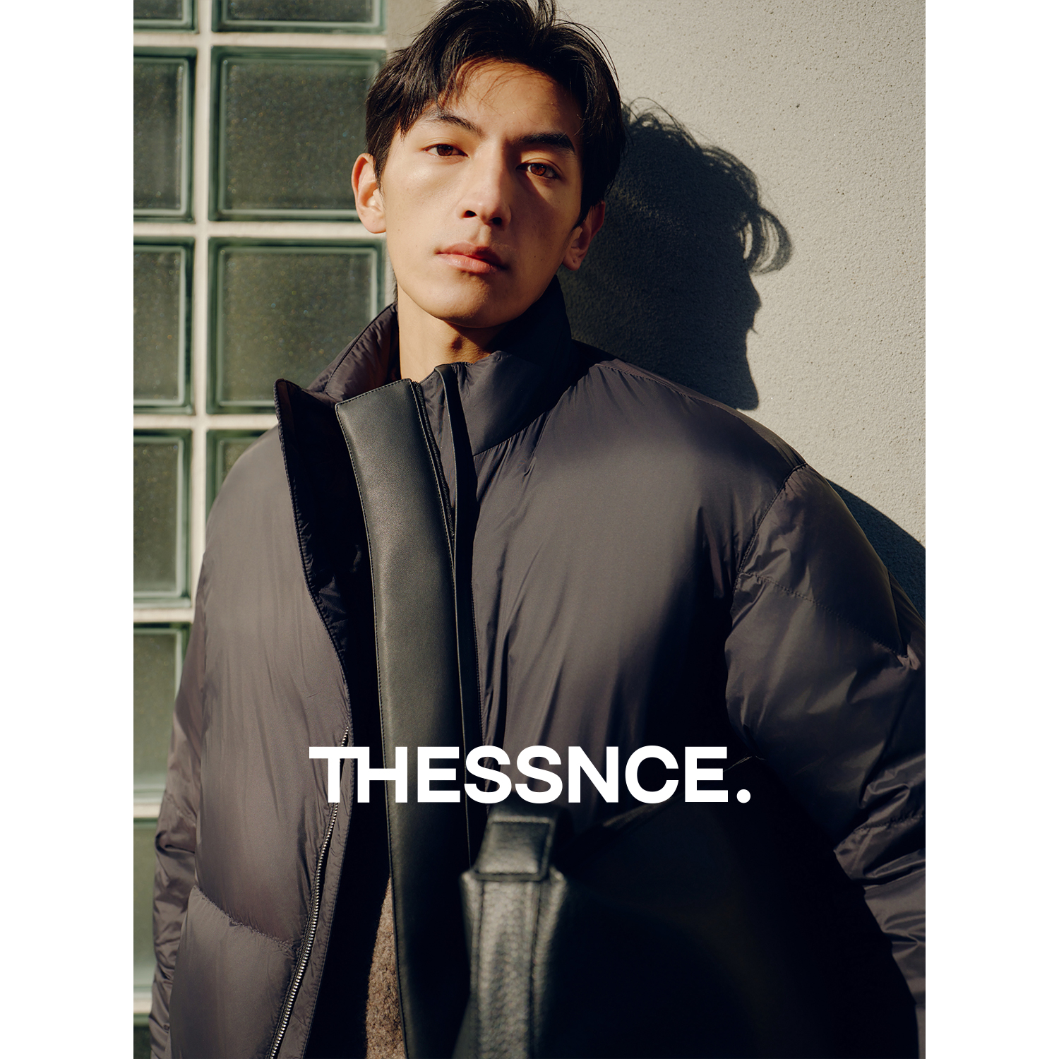 安心羽绒 暖奢通勤天花板  零感压力 羊皮门襟 立领夹克鹅绒服