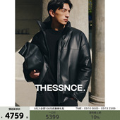 奢华内核直充绒锁温工艺羊皮鹅绒服 零压感 轻量化 男 黑标