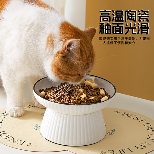 防打翻猫咪狗碗专用碗水碗