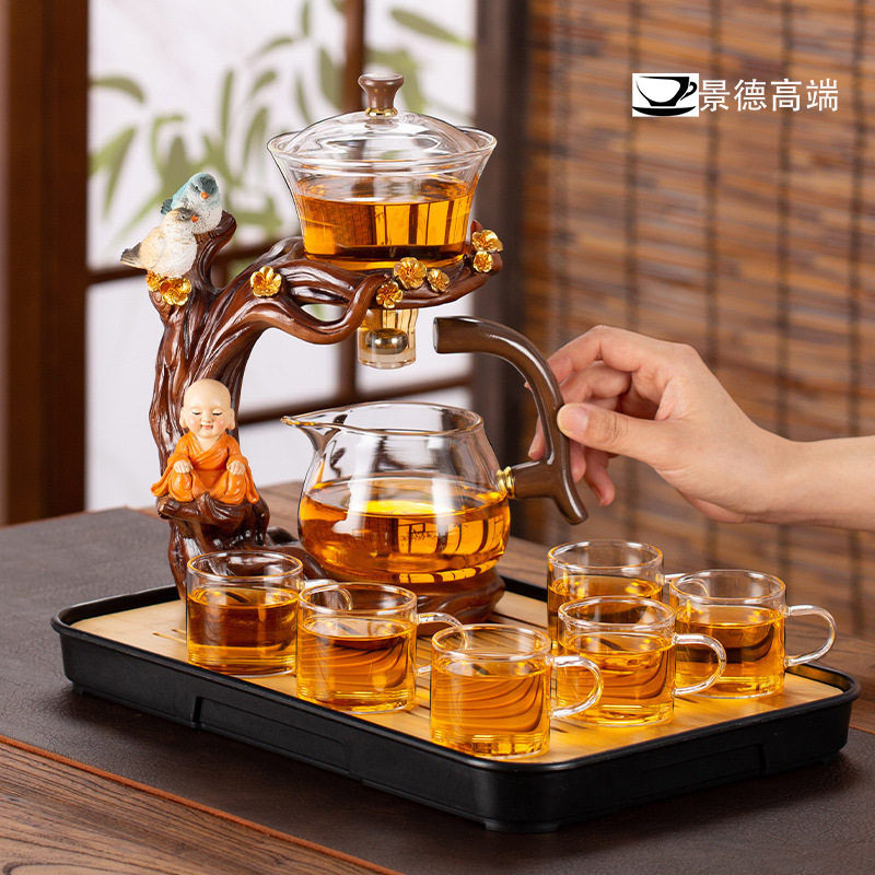 景德半自动懒人功夫茶具套装