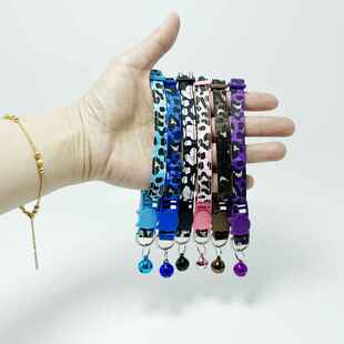 跨境宠物项圈猫咪项圈豹纹狗狗脖圈宠物项链猫猫颈圈猫咪用品